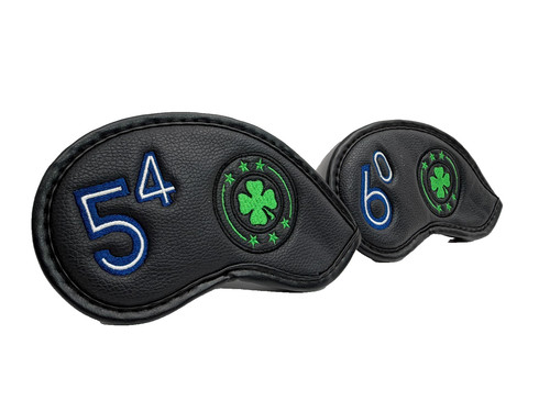 Lucky clover black leather - clover,